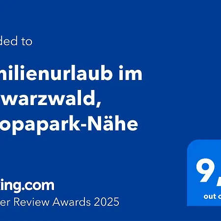 Familienurlaub Im Schwarzwald, Europapark-naehe דירה