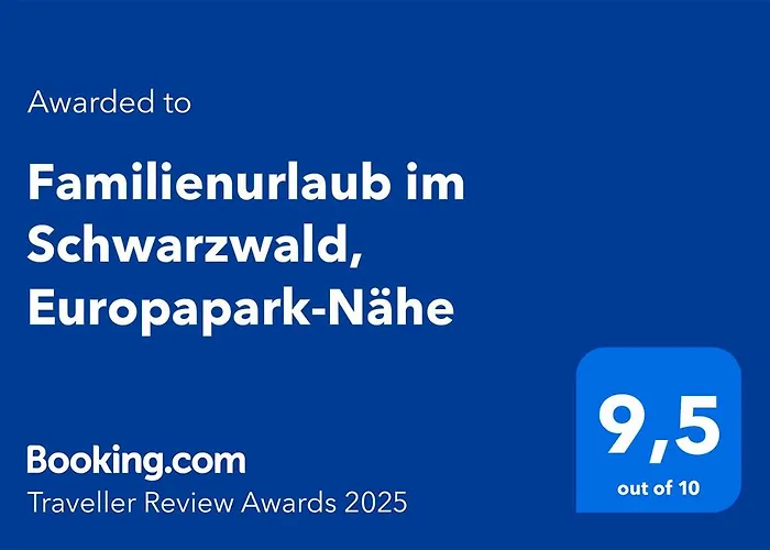 Familienurlaub Im Schwarzwald, Europapark-naehe Lägenhet